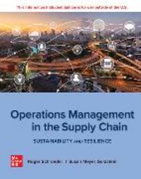 Produktbild: Schroeder, R: Operations Management In The Supply Chain: Sus