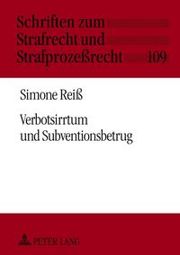 Produktbild: Verbotsirrtum und Subventionsbetrug