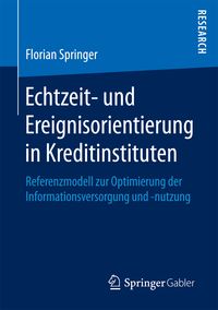 Produktbild: Echtzeit- und Ereignisorientierung in Kreditinstituten