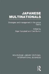 Produktbild: Japanese Multinationals (RLE International Business)