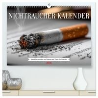 Produktbild: Nichtraucher Kalender - Rauchfrei werden mit Fakten und Tipps f&uuml;r Raucher (hochwertiger Premium Wandkalender 2026 DIN A2 quer), Kunstdruck in Hochglanz