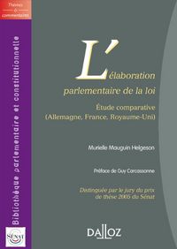 Produktbild: L Elaboration Parlementaire de la Loi Etude Comparative Allemagne,