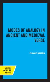 Produktbild: Modes of Analogy in Ancient and Medieval Verse