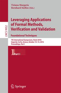 Produktbild: Leveraging Applications of Formal Methods, Verification and Validation: Foundational Techniques