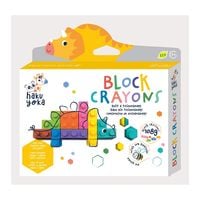Produktbild: HAKUYOKA - Block-Wachsmalkreiden Triceratops