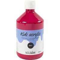 Produktbild: Creativ Company Acrylfarbe Matt, Prim&auml;rrot, 500 ml/ 1 Fl.