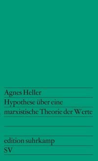 Produktbild: Hypothese über eine marxistische Theorie der Werte