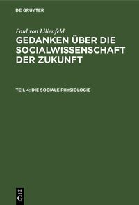 Produktbild: Die sociale Physiologie
