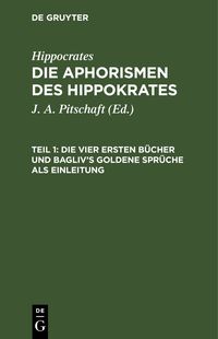 Produktbild: Die vier ersten B&uuml;cher und Bagliv's goldene Spr&uuml;che als Einleitung