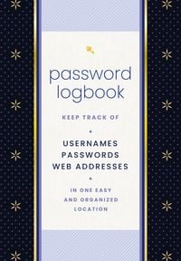 Produktbild: Password Logbook (Black & Gold)