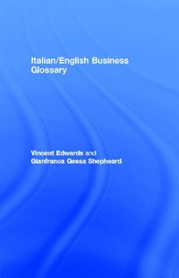 Produktbild: Italian/English Business Glossary