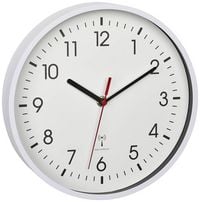 Produktbild: TFA Dostmann 60.3550.02 Funk Wanduhr 24.5cm x 42mm Wei&szlig;