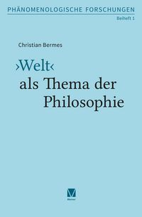 Produktbild: &rsaquo;Welt&lsaquo; als Thema der Philosophie