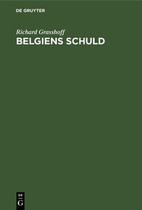 Produktbild: Belgiens Schuld