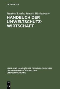 Produktbild: Handbuch der Umweltschutzwirtschaft
