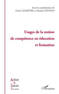 Produktbild: Usage de la notion de comp&eacute;tence en &eacute;ducation et formation