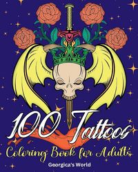 Produktbild: 100 Tattoos Coloring Book for Adults