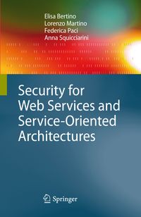 Produktbild: Security for Web Services and Service-Oriented Architectures