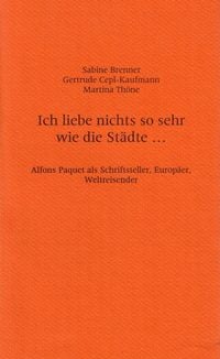 Produktbild: Ich liebe nichts so sehr wie die St&auml;dte ...