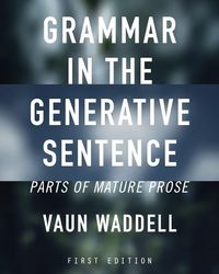 Produktbild: Grammar in the Generative Sentence
