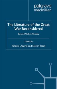 Produktbild: The Literature of the Great War Reconsidered