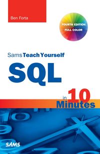 Produktbild: SQL in 10 Minutes, Sams Teach Yourself