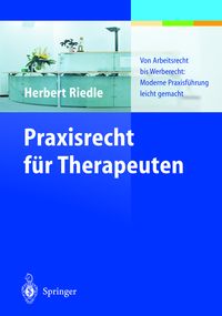 Produktbild: Praxisrecht f&uuml;r Therapeuten
