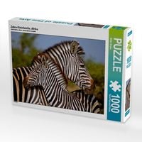 Produktbild: CALVENDO Puzzle Zebra-Kleinfamilie, Afrika | 1000 Teile Lege-Gr&ouml;&szlig;e 64x48cm Foto-Puzzle f&uuml;r gl&uuml;ckliche Stunden
