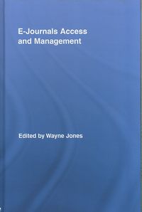 Produktbild: E-Journals Access and Management