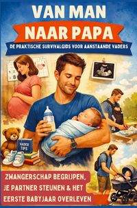 Produktbild: Van man naar papa: De praktische survivalgids voor aanstaande vaders (H&eacute;t perfecte cadeau voor toekomstige vaders) -