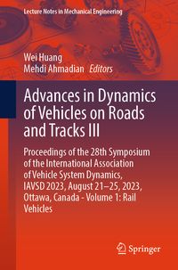 Produktbild: Advances in Dynamics of Vehicles on Roads and Tracks III