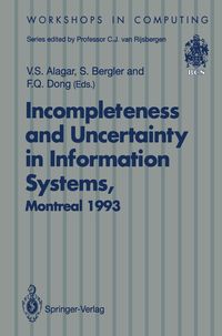 Produktbild: Incompleteness and Uncertainty in Information Systems