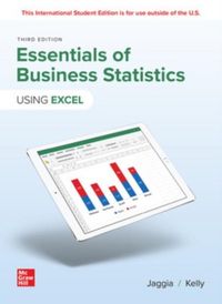 Produktbild: Kelly, A: Essentials of Business Statistics ISE
