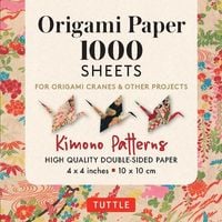 Produktbild: Origami Paper 1,000 sheets Kimono Patterns 4" (10 cm)