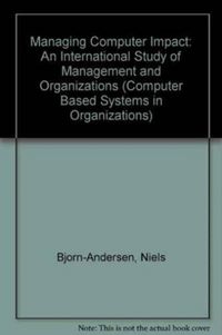 Produktbild: Robey, D: Managing Computer Impact
