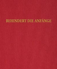 Produktbild: Nikolas Müller: Behindert die Anfänge