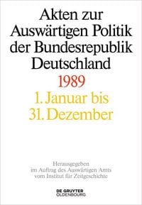 Produktbild: Akten zur Ausw&auml;rtigen Politik der Bundesrepublik Deutschland 1989
