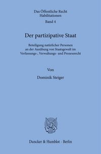 Produktbild: Der partizipative Staat.