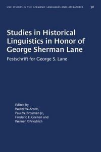 Produktbild: Studies in Historical Linguistics in Honor of George Sherman Lane