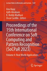Produktbild: Proceedings of the 15th International Conference on Soft Computing and Pattern Recognition (SoCPaR 2023)