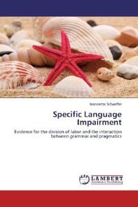 Produktbild: Schaeffer, J: Specific Language Impairment