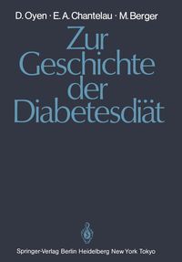 Produktbild: Zur Geschichte der Diabetesdi&auml;t