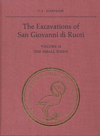 Produktbild: The Excavations of San Giovanni Di Ruoti