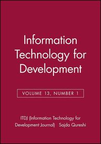 Produktbild: Information Technology for Development