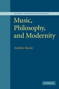 Produktbild: Music, Philosophy, and Modernity