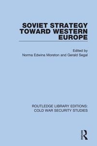 Produktbild: Soviet Strategy Toward Western Europe