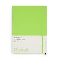 Produktbild Notizbuch A4 Hardcover Kiwi Green Liniert, 192 Seiten