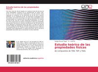 Produktbild: Estudio te&oacute;rico de las propiedades f&iacute;sicas