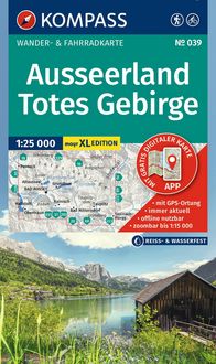 Produktbild: KOMPASS Wanderkarte 039 Ausseerland, Totes Gebirge 1:25.000
