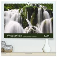 Produktbild: WASSERF&Auml;LLE - Sanfte und tosende Sch&ouml;nheiten (hochwertiger Premium Wandkalender 2026 DIN A2 quer), Kunstdruck in Hochglanz